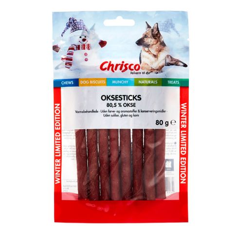 Chrisco Oksesticks, 80 g e - WINTER LIMITED EDITION