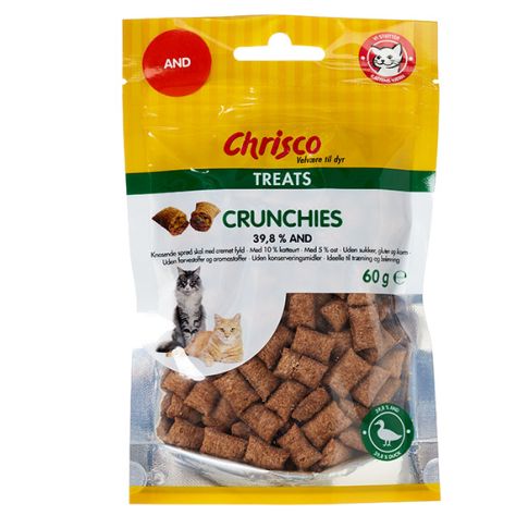 Chrisco Crunchies med and, 60 g ℮