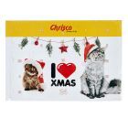 Chrisco I LOVE XMAS julekalender til katte, 120 g ℮