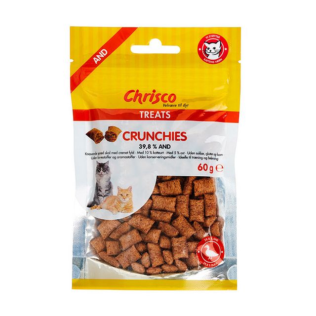 Chrisco Crunchies med and, 60 g ℮