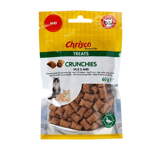 Chrisco Crunchies med and, 60 g ℮